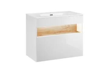 Szafka pod umywalkę BAHAMA 821 80 cm biała