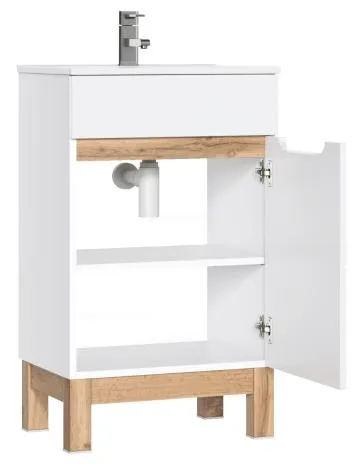 Szafka pod umywalkę BALI 824 50 cm biała