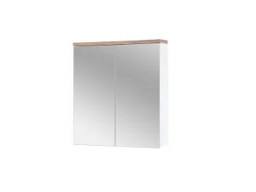 Szafka łazienkowa BALI 840 60 cm biała z lustrem