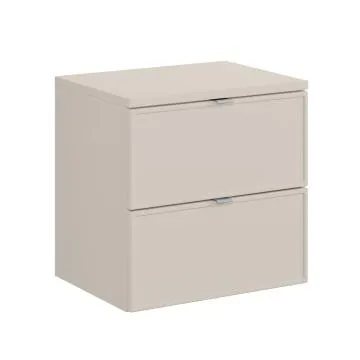 Szafka pod umywalkę nablatową BELLA CASHMERE 82-60-2S z blatem 60 cm kaszmir