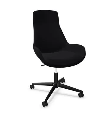 Fotel obrotowy LUPINO CUR60111 czarny konferencyjny