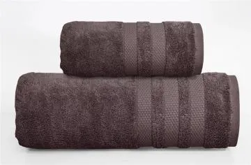 Ręcznik RIVER 50x90 brązowy 520g/m2 Premium