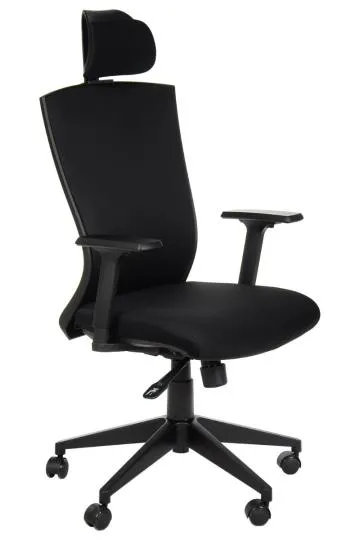 Fotel biurowy HG-0004F czarny