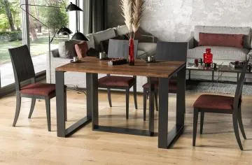 Stół rozkładany BORYS 130(330)x80 dąb stirling