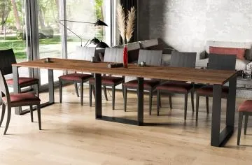 Stół rozkładany BORYS 130(330)x80 dąb stirling