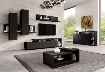Stolik kawowy BOTA 120x60 czarny supermat