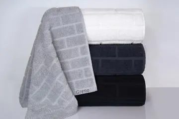 Ręcznik kąpielowy Greno BRICK 70x140 biały