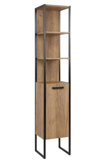 Szafka łazienkowa BROOKLIN 800 35 cm dąb craft złoty