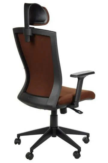 Fotel biurowy HG-0004F brązowy