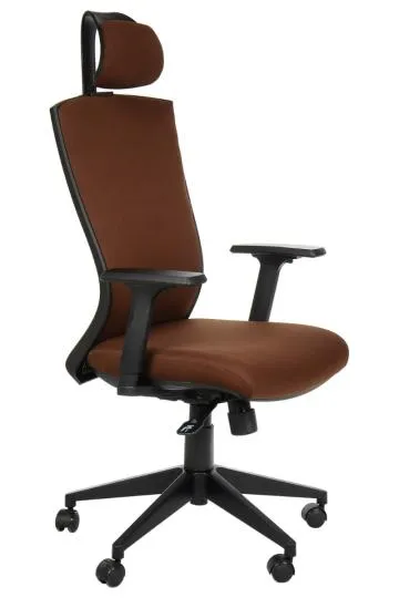 Fotel biurowy HG-0004F brązowy