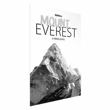 Plakat Mount Everest 21x30 cm bez ramy bez marginesu