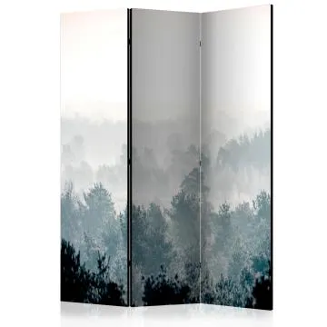 Parawan akustyczny Pejzaże 135x172 cm 3-częściowy czarny