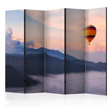 Parawan dwustronny Pejzaże 225x172 cm 5-częściowy wielokolorowy