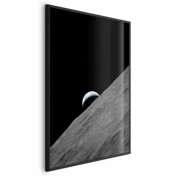 Plakat Samotna planeta 40x60 cm z ramą czarną bez marginesu