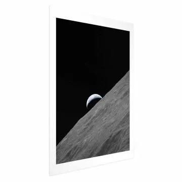 Plakat Samotna planeta 21x30 cm bez ramy z marginesem