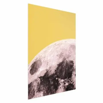 Plakat Słoneczny księżyc 60x90 cm bez ramy bez marginesu