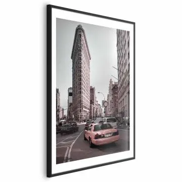 Plakat Miejski ruch 40x60 cm z ramą czarną z marginesem