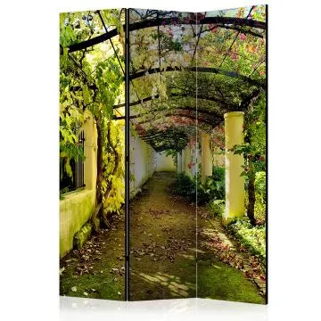 Parawan jednostronny Pejzaże 135x172 cm 3-częściowy żółty