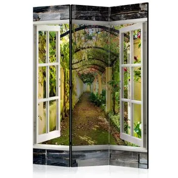 Parawan jednostronny Pejzaże 135x172 cm 3-częściowy wielokolorowy