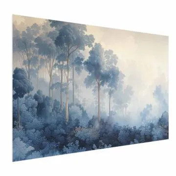 Plakat Lasek we mgle 42x29,7 cm bez ramy bez marginesu