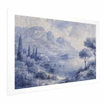 Plakat Niebieska zatoka 60x40 cm bez ramy z marginesem