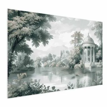 Plakat Pejzaż retro 60x40 cm bez ramy z marginesem