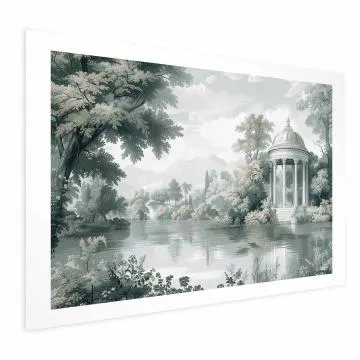 Plakat Pejzaż retro 60x40 cm bez ramy bez marginesu