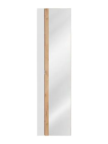 Szafka łazienkowa MILANO / CAPRI 803 45 cm biała z lustrem