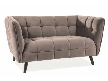 Sofa CASTELLO VELVET 2 beżowa