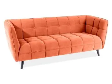 Sofa CASTELLO VELVET 3 cynamonowa