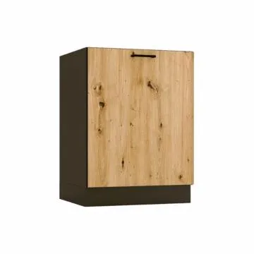 Szafka kuchenna stojąca ANIKA D60 P/L grafitowa/dąb artisan
