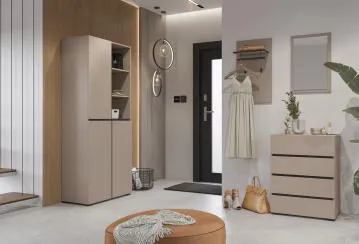 Komoda CROSS 4S 60cm congo/czarna