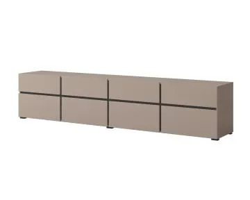 Szafka RTV CROSS 4K4S 225cm congo/czarna