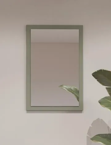 Lustro do przedpokoju CROSS 40x60cm zielone