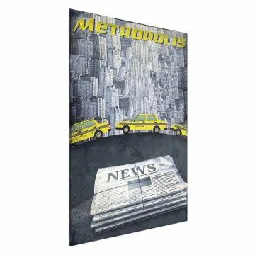Plakat Metropolis 21x30 cm bez ramy bez marginesu