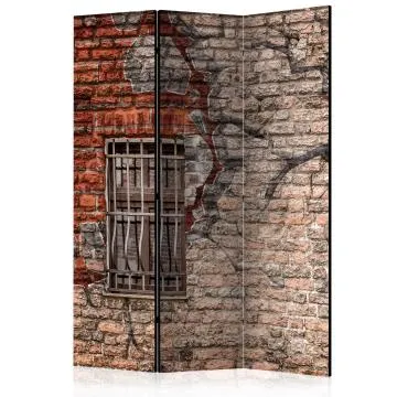 Parawan jednostronny Miasta 135x172 cm 3-częściowy beżowy