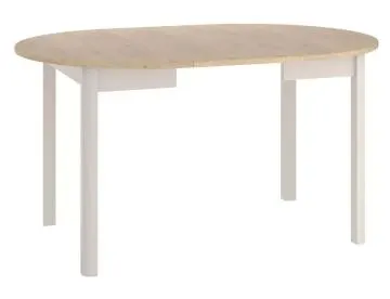 Stół okrągły DANTE 102x102 rozkładany dąb cremona torro/ kaszmir