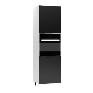 Szafka pod piekarnik 60 DENIS D60 PK/2133 P/L czarna mat