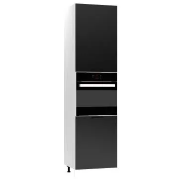 Szafka pod piekarnik 60 DENIS D60 PK/2333 P/L czarna mat