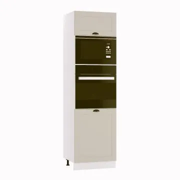 Szafka pod piekarnik i mikrofalę 60 ADELE D60 PK MV/2133 P/L beżowy mat