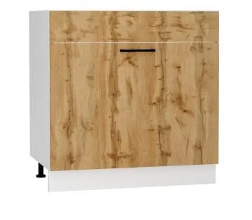 Szafka pod zlew 80 BONO D80ZL S/1 dąb złoty