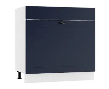 Szafka pod zlew 80 ADELE D80ZL S/1 granatowa mat