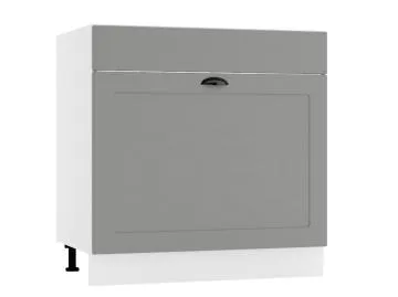 Szafka pod zlew 80 ADELE D80ZL S/1 szara mat