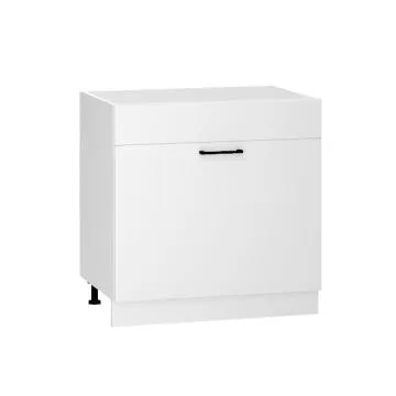 Szafka pod zlew 80 DENIS D80ZL S/1 biała mat