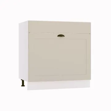 Szafka pod zlew 80 ADELE D80ZL S/1 beżowy mat