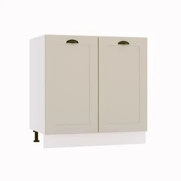 Szafka pod zlew 80 ADELE D80ZL P/L beżowy mat
