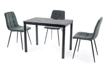 Stół DAMAR 100x60 czarny