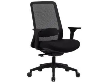 Fotel biurowy ergonomiczny Q-718 czarny