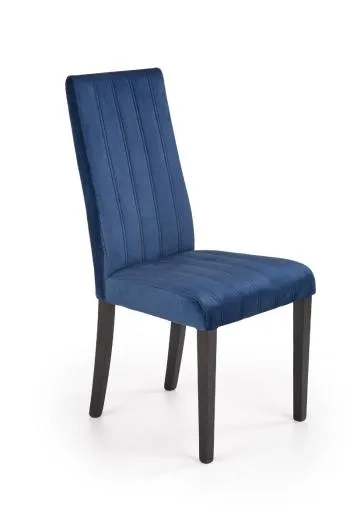 Krzesło tapicerowane DIEGO 2 VELVET granatowe