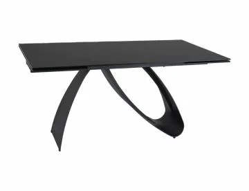 Stół rozkładany DIUNA 160(240)x90 czarny mat